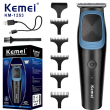 Kemei Men's Cordless Hair Clippers Rechargeable Beard Trimmer Low Noise Body Haircut Painless Cutting Gift for Dad and Husband