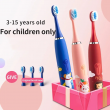 Sonic Electric Toothbrush for Children Aged 3 to 15 Professional Primary Tooth Care IPX6 Waterproof DuPont Soft Bristle