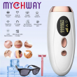 mychway Laser Hair Removal Permanent Malay IPL Epilator Ice Cool Painless Depilador a Laser 500000 Flashes Face Body Epilator