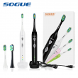 SOGUE Sonic Electric Toothbrush Electronic Maglev Motor USB Charge 1 holder 2 FDA brushhead S51 Escova de Dente Eletrica Sonico