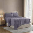 6 Piece Bed Sheets Set- Hotel Luxury Extra Deep Sheets, 39 Colors, 16"- 24" Deep