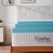 Memory Foam Mattress Topper-2,3 or 4” Gel Infused Ventilated Design Mattress Pad