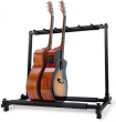 New 5 Guitar Stand Multiple 5 Display Rack Folding Padded Organizer