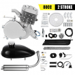 Full Set 80CC Bicycle Motorized 2 Stroke Petrol Gas Motor Engine Kit 45 km/h