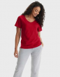 Hanes T-Shirt Women's Cotton V Neck Short Sleeve Perfect-T Ringspun Cotton S-3XL