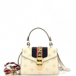 Gucci Sylvie Top Handle Bag Printed Leather Mini