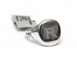 New DAVID YURMAN Pave Initial Letter R Pinky Ring in Diamond & Silver Size 3.5