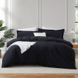 3 Piece Duvet Cover Set, Soft Double Brushed Duvet Covers with Button Closure