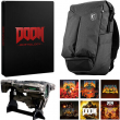 Doom Anthology Xbox + MSI Air Gaming Backpack Grey - For Xbox Series X and Xbox