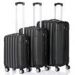 20"24"28" Trolley Suitcase Organizer 3pcs Travel Spinner Luggage Bag Set w/TSA