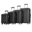 4 Pcs ABS Luggage with Spinner Wheels Lightweight luggage Set Suitcase with TSA