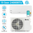 24000 BTU Air Conditioner Mini Split 19 SEER INVERTER Ductless Heat Pump & Wifi