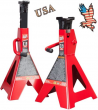 BIG RED T46202 Torin 6 Ton (12,000 lbs) Capacity Steel Jack Stands, Red, 1-Pair