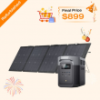 EcoFlow Solar Power Station DELTA 2 Max 2048Wh +220W Solar Panel Kit Refurbished