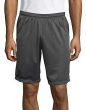 Hanes Sport Men Mesh Shorts with Pockets Gym Workout 9" inseam sz S-2XL 4 Colors