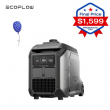 EcoFlow 3200W DC Fast Charging Dual Fuel Smart Generator for Home Power Backup