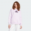 adidas women Holiday Graphic 3-Stripes Oversized Hoodie