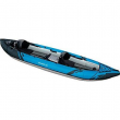 AQUAGLIDE CHINOOK 120 INFLATABLE 12' FOOT KAYAK KIT INCLUDES PUMP - BLUE/BLACK