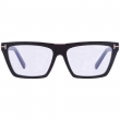 Tom Ford Blue Light Block Square Ladies Eyeglasses FT5912-B 001 57