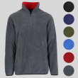 Men's Polar Fleece Pullover Quarter Zip Sweater Warm Winter Heat Active (S-2XL)