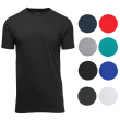 Mens Short Sleeve Brushed Cotton Regular Tee T-Shirt Summer Colors Cotton Blend