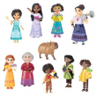 Disney Encanto Madrigal Family Gift Set 10 Dolls Articulated Figures Accessories