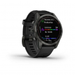 Garmin fenix 7S Sapphire Solar Carbon Gray Titanium with Black Band 010-02539-24