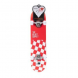 The Heart Supply 54mm Kids Teens Adults Skateboard Red White Checkerboard