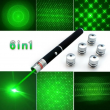 Black Beast® Pro Grade 5-HEAD 5mw GREEN Beam Laser Pointer w/FREE Gift Box /25z