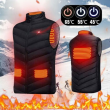 USB Electric Heated Jacket Vest 4-Zone - Youth Large up to Adults BIG Sizes 18z