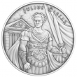 1 Troy oz Julius Caesar Design .999 Fine Silver Round