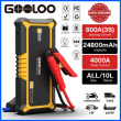 🔥GOOLOO GP4000 Car Jump Starter 4000A Portable Car Battery Charger 12V Jump Box