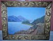 Rebie Harrington painting, "On the...Railroad, Alaska" circa 1930s