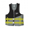 Speedo Adults Swimming Life Jacket Vest PFD USCG 14+YR Black/Lime