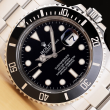 2015 CARD ROLEX MENS SUBMARINER DATE 116610LN CERAMIC STEEL BLACK 40MM WATCH