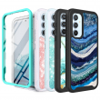 For Galaxy A54 A23 5G Phone Case Full Body Built-in Screen Protector Cover