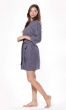 Kimono robes for Women Waffle Cotton robe, Short V-Neck For Female Sleepwear