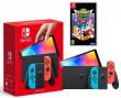 NEW Nintendo Switch OLED Neon Bundle + Sonic Origins Plus Game incl 16 Games