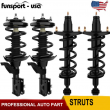 4PCS Front & Rear Quick Struts Shocks Coil Springs Kit For 2001-2005 Honda Civic