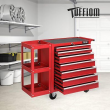 7-Drawer Rolling Tool Chest Tool Box Tool Cabinet with Lock & Key & Side Shelves