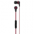 Skullcandy Ink'd Supreme Sound Earbuds with Flat-Cable/Mic in Red/Black - New