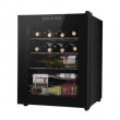 16 Bottles Champagne Cellars Wine Cooler Refrigerator Freestanding Home Bar New