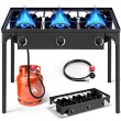 225000 BTU Propane Stove 3 Burner Gas Outdoor Portable Camping Party BBQ Grill