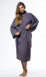 Womens Long Waffle Kimono Lightweight Cotton Robe, Hotel Spa Bathrobe