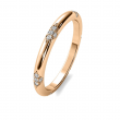 Holiday Gifts - .10 CT Fancy Round Cut Lab Grown Diamond Cocktail Ring Rose Gold