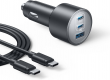 Anker USB-C Car Charger Adapter 167.5W 3-Port Fast Charging for iPhone 15MacBook