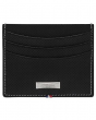 S.T. Dupont Unisex Credit Card Holder Defi Light Perforated Black Leather 170406