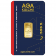 AgaBullion 1 g .9999 Fine Gold Bar One Gram - In Assay Card