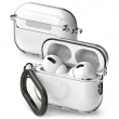 For Apple AirPods Pro 2 Case (2nd Gen) | Ringke [Hinge] Clear Cover & Carabiner