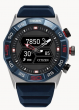 Citizen CZ Smart Hybrid Blue Silicone Sport Smart Watch 44MM JX2008-06E